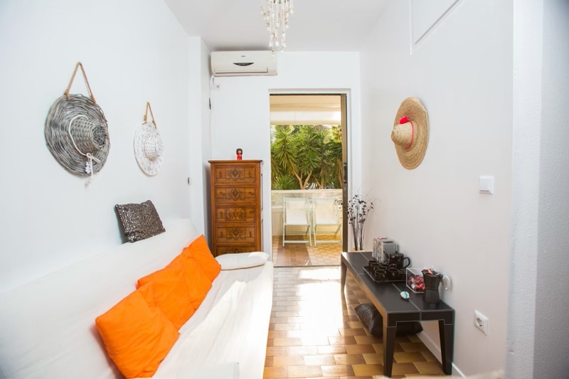 Living room at Eftichia Suite